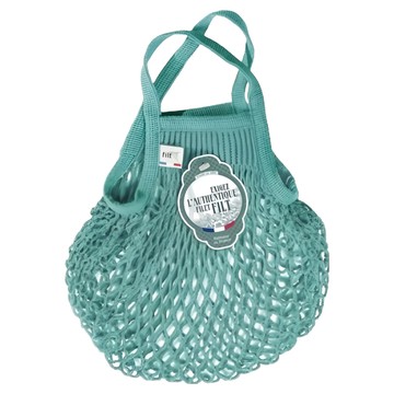 Filt1860 經典手工編織袋 S-湖水綠 法國製造 棉質  1件