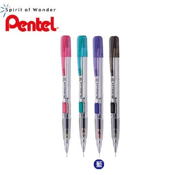 【Pentel飛龍】PD105T側壓式自動鉛筆 0.5mm-(藍)-12支