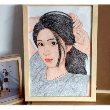 客製化 人像素描畫像 送畫框 名字畫像 手繪彩鉛畫 情侶照片客製 代畫人物畫 肖像畫 真人照片轉手繪 寵物畫像 寵物素描