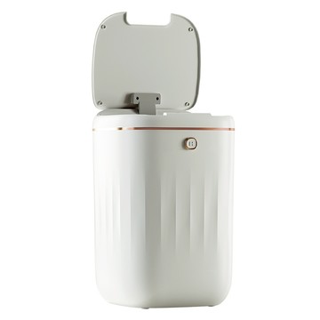 智能美學自動感應式垃圾桶 20L  白金色  25 x 25 x 32.2cm