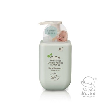 KUKU酷咕鴨 舒敏積雪草寶寶洗髮精 500ml【六甲媽咪】