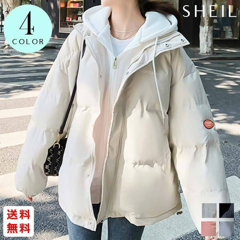 エコダウンジャケット パーカー レディース 女性 韓国風 フード付き 中綿コート レディース ロゴ 防寒 アウター 通販 Lineポイント最大0 5 Get Lineショッピング