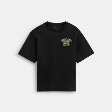 棉質檸檬圖案休閒T恤