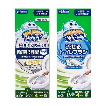 SC Johnson 日本Johnson 拋棄式水溶性馬桶清潔刷-日本境內版