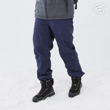 ADISI 男防水防風透氣保暖長褲 AP2421026/午夜藍