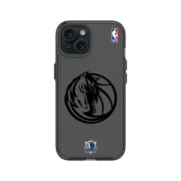 iPhone 15 Clear 酷墨灰 - NBA - B&W-達拉斯獨行俠 Dallas Mavericks B&W