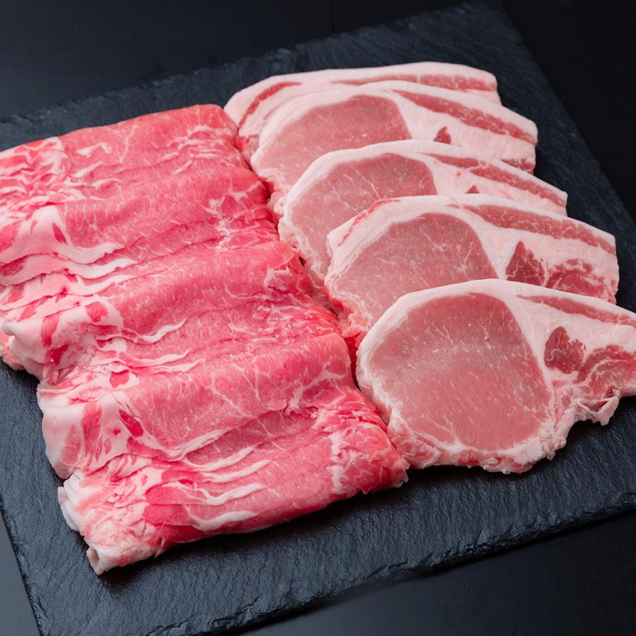 沖縄琉球ロイヤルポーク ロースステーキしゃぶしゃぶセット 豚肉 冷凍 お取り寄せ お土産 プレゼント 特産品 お歳暮 おすすめ