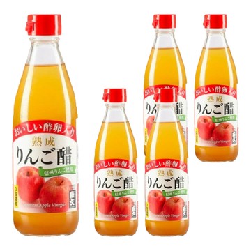 MORIBUN 森文釀造 蘋果風味果醋飲料 3倍濃縮  360ml  5瓶