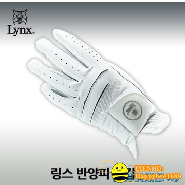 高爾夫手套 Lynx 高爾夫球手套 男士羊皮手套 單只左手 透氣防滑golf練習   【happybee】