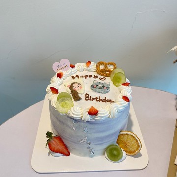 主人與寵物蛋糕 客製化 繪圖蛋糕 生日蛋糕 蛋糕 甜點 鑠甜點