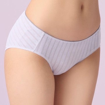 嬪婷-校園休閒 M-LL中低腰三角褲(俏皮灰) 搭配內褲-BS4248FX