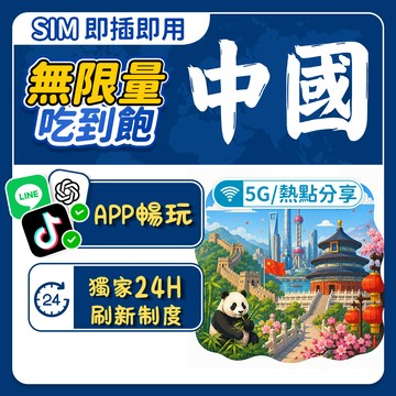 【飛網科技】中國上網卡 3-15天 SIM卡 陸高速總量網卡 大陸網卡 免翻墻 新疆 西藏 旅游網卡 中國網卡 原生網路