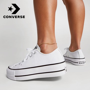 【Converse官方旗艦店】低筒厚底帆布鞋_女性_CHUCK TAYLOR ALL STAR LIFT_560251C