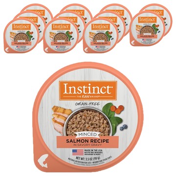 Instinct 原點 無穀成貓主食鮮味杯 100g 完整均衡營養 呵護腸胃健康  12個  鮭魚