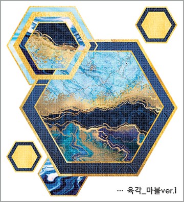 6 款式 - 幾何暈染 (honne market) blackraccoon