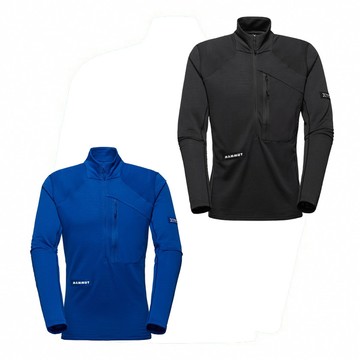 MAMMUT 男 Eiger Nordwand Advanced FL Half Zip Pull 極限艾格-透氣快乾長袖半襟上衣/ 1016-01770