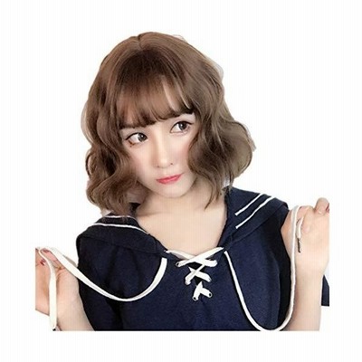 Eileen Hair ウィッグ ボブ ショート フルウィッグ 自然なふわふわ感 カール パーマ ミディアム ウイッグ 巻き髪 小顔効果 ネット付き 通販 Lineポイント最大get Lineショッピング