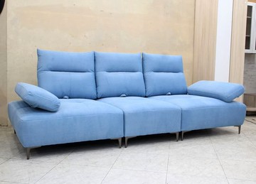 【歐風別館】夏沐貓抓布功能沙發---大三人座【沙發床】