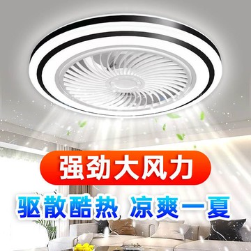 控風扇燈 E27螺口風扇吊燈 一體燈 廚房電風扇家用餐廳吊扇
