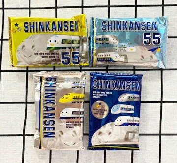 【震撼精品百貨】Shin Kan Sen 新幹線 三麗鷗新幹線隨身包面紙(4入)-黃#00236 震撼日式精品百貨