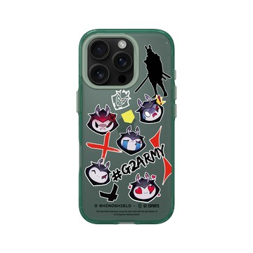 iPhone 16 Pro Clear 憂墨綠 - G2 Esports - Emoji - 貼紙