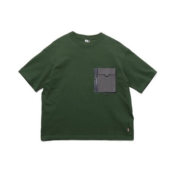 CHUMS Heavy Weight Zip Pocket T-Shirt短袖上衣-綠-CH012358M080