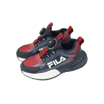 Fila 慢跑鞋 J830A 中大童鞋 小朋友 藍 旋鈕 運動鞋 斐樂 2J830A002