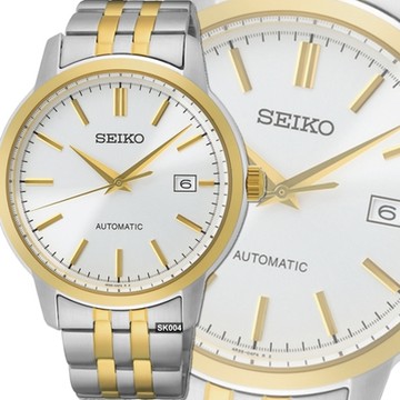 SEIKO 精工 CS系列/復古簡約半金精鋼機械腕錶41.2㎜ SK004(SRPH92K1/4R35-05J0G)