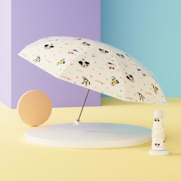 miki妙妙屋雨傘太陽傘遮陽傘防曬防紫外線折疊晴雨兩用小巧便攜女
