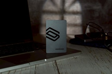 月光黑 - SpiderCard 數位名片NFC卡