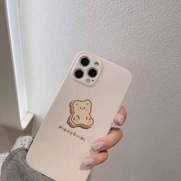 隔日到貨🔥手機殼 🔥韓國 側邊卡通殼 iPhone14  蘋果手機殼 7 8 XR XS 12 11 15 泰迪熊