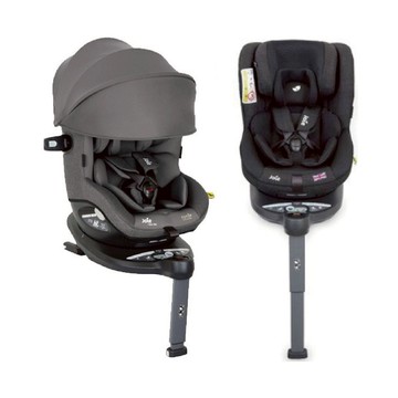 奇哥 Joie i-spin360 汽座0-4歲頂篷款-黑色/灰色(再生布料)【佳兒園婦幼館】