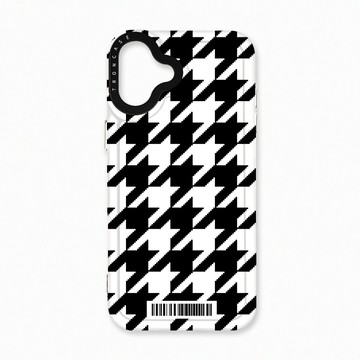 iPhone 16 Plus 殼 TRON IPhone 16 PLUS 雙色千鳥紋  載具 太空殼 透黑款 手機殼