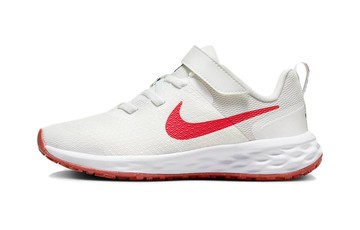 PS NIKE REVOLUTION 6 SHOES SUMMIT WHITE TRACK RED