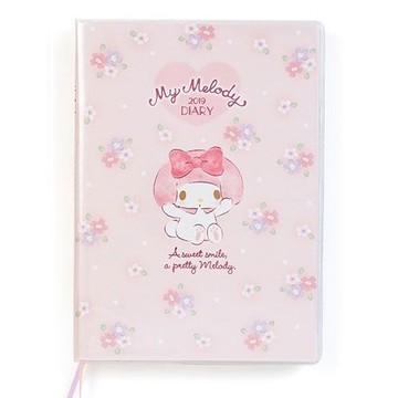 【震撼精品百貨】2019年曆~美樂蒂 2019日誌本(B6橫罫-水彩花園)#31371