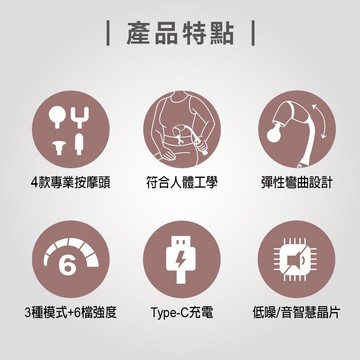 【BLAUPUNKT】彎頭加長型按摩槍