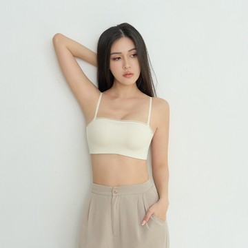 silent embrace 2.0｜極柔軟手捧墊平口網紗涼感背帶無痕無鋼圈內衣