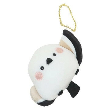 KAMIO JAPAN 原裝Burarin吉祥物吊飾 長尾山雀  白色  1個  12cm