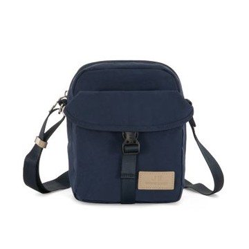 J II 斜背包 星海多隔層防潑水斜背包-深藍色-7012-2