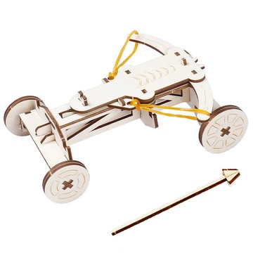 🌈DIY 攻城弩車科技小製作國小科學實驗教材兒童力學教學玩具材料包