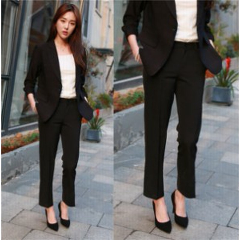 パンツスーツ レディーススーツセット リクルートスーツ 卒業式 スーツセット ｏｌ制服事務服 就活スーツ 大きいサイズ フォーマル 通販 Lineポイント最大1 0 Get Lineショッピング