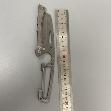 【原野】EDC隨身一體鏤空骨架戶外拆快遞收藏把玩家用廚房水果刀