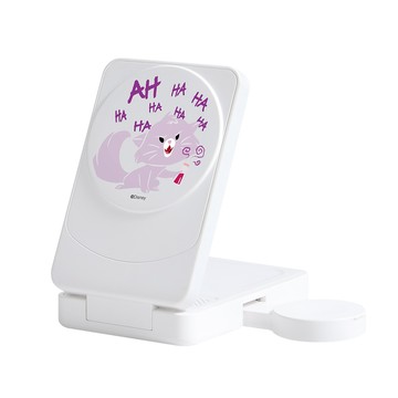 【TOYSELECT】Disney Cats And Dogs-邪惡的伊絲瑪款22.5W折疊式三合一Qi2磁吸支架無線充電器