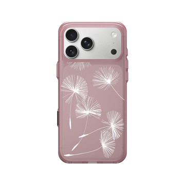 iPhone 17 Pro Max Clear (相機按鈕) 晶醺玫 - 花花草草 / Flowers & Plants - 草綠系列-蒲公英