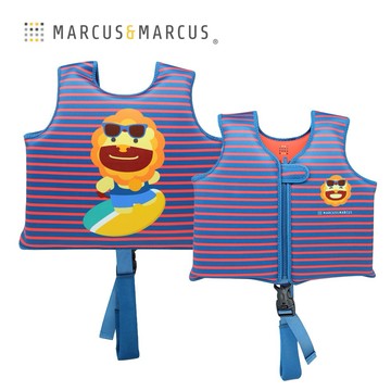 【MARCUS&MARCUS】Marckids兒童游泳浮力背心(獅子M)