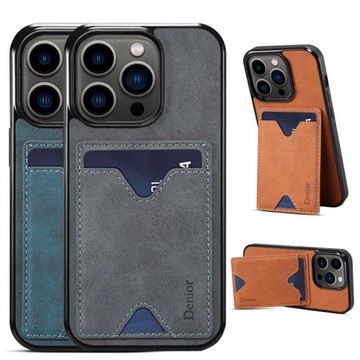 新款16適用蘋果14Promax手機殼15高檔皮質卡套iphone13帶卡包支架12高檔插卡槽保護套plus全包防摔可放卡男女