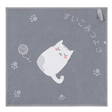 UTOOKII 魚鱗紋抹布 超細纖維 25x25x0.3公分 居家清潔不留水痕不掉毛  灰色  1條