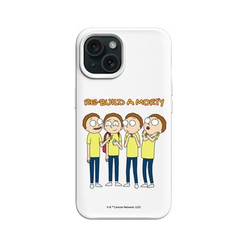 iPhone 15 SolidX 白 - 瑞克和莫蒂 Rick and Morty - 建造一個莫蒂