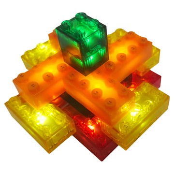 LIGHT STAX 亮亮積木 炫光陀螺  戰鬥陀螺3合1+陀螺底  1組