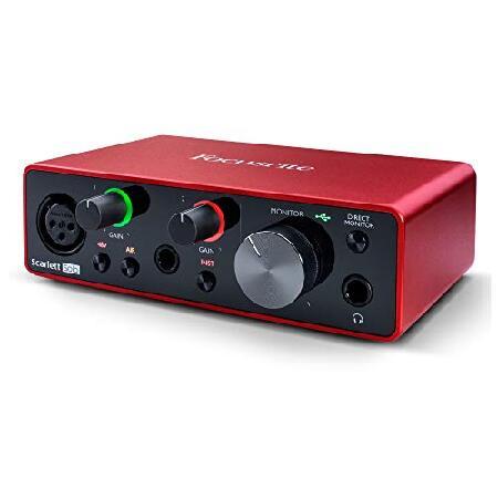 Focusrite Scarlett Solo 3rd Gen USB Audio Interface Bundle with Headphones and XLR Cable